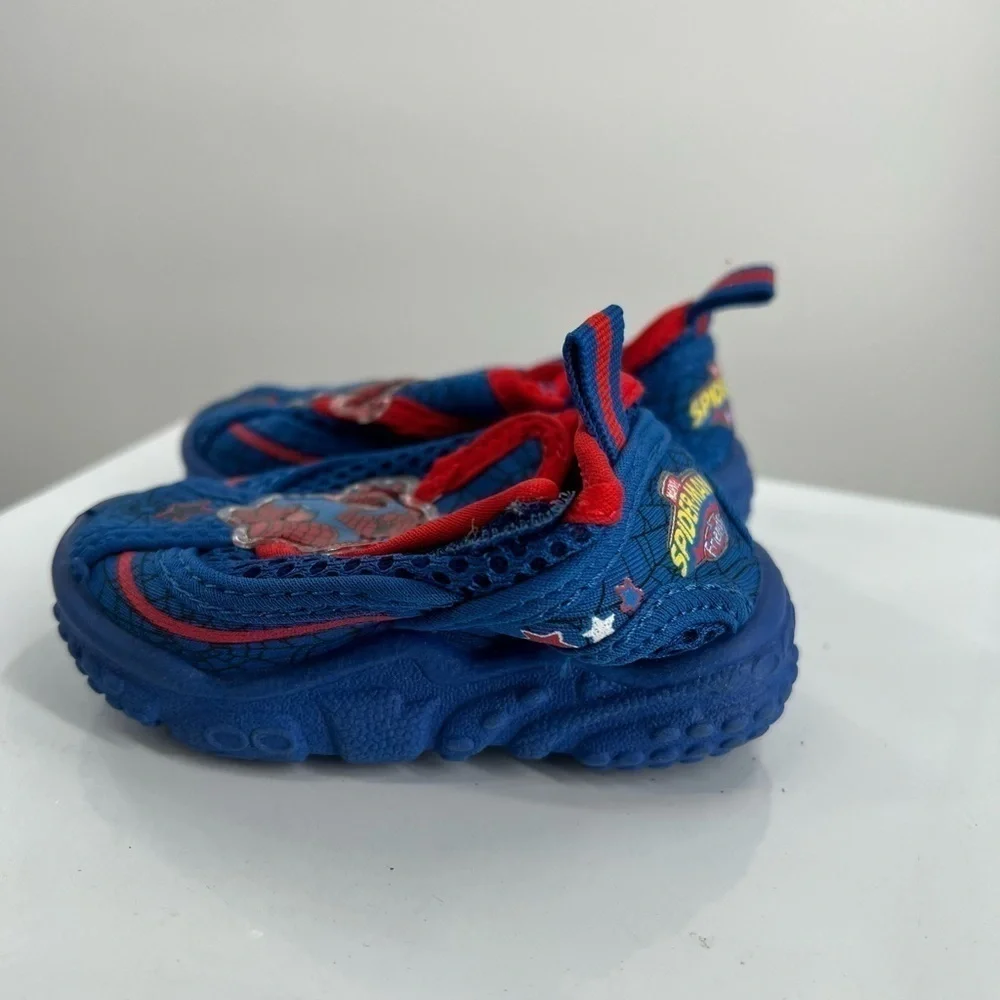Marvel Spiderman & Friends Toddler Swim Shoes Small 1-2